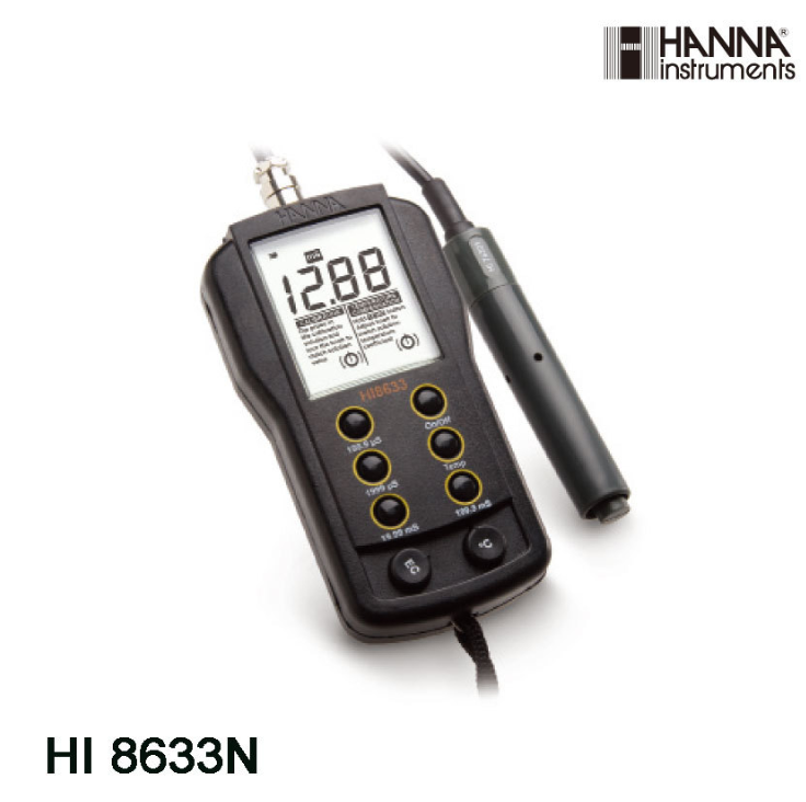 哈纳 hi8633便携式ec电导率分析仪